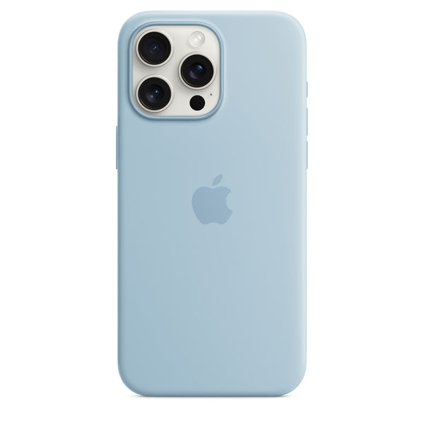 iPhone 15 Pro Max Silicone Case with MagSafe - Light Blue